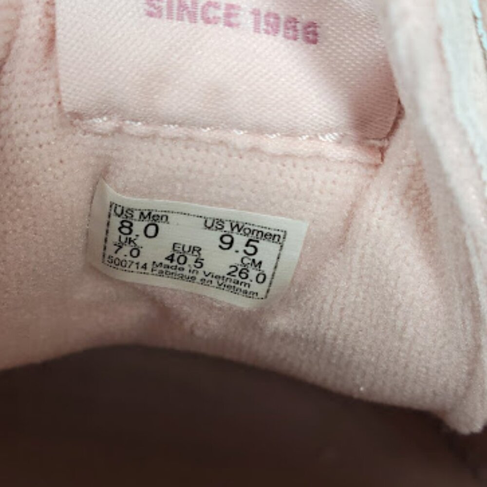 VANS UNISEX Sport Low Suede Pink Sneakers Women’s Sz 9.5 Blush Casual Skate NEW - Picture 8 of 8